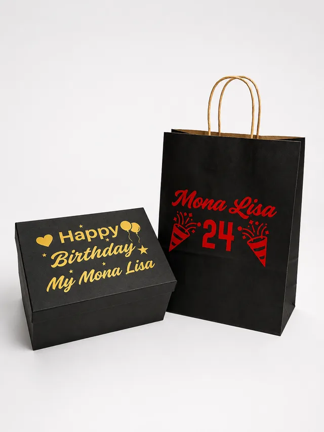 Personalized Gift Box + Gift Bag
