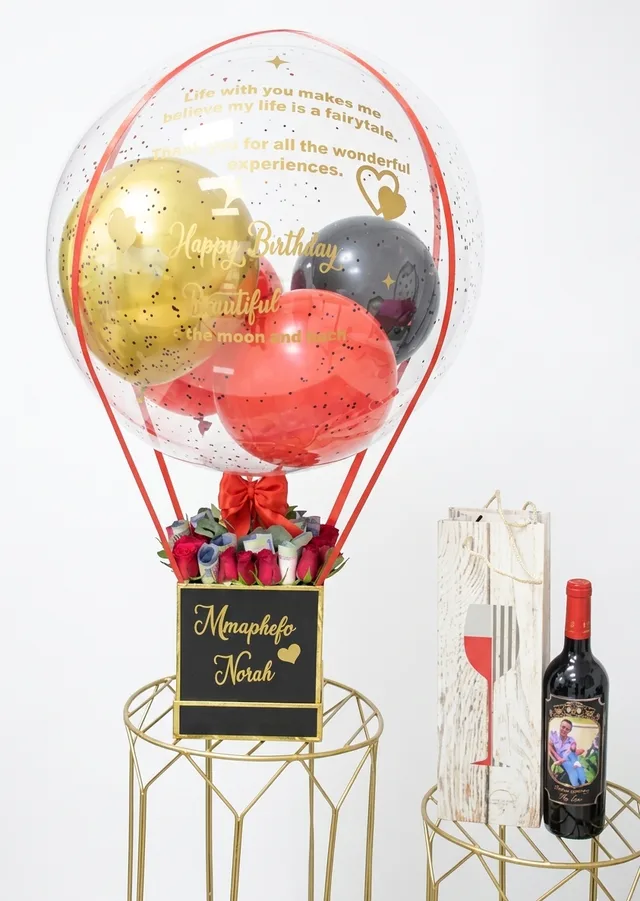 Red Campanella Personalized Hamper